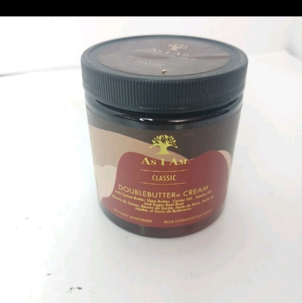 As I Am Classic Doublebutter Cream - Moisturizes & Strengthens Hair 8 oz